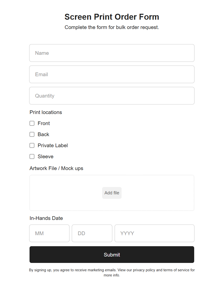 How to Order Bulk Screen Printing or Embroidery on Our Website